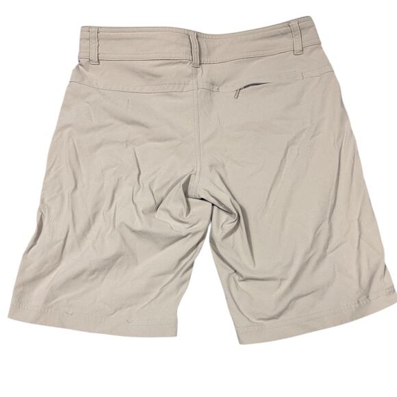 Lucy Khaki Stretch Athletic Shorts Size Small - Picture 2 of 3